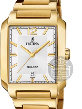 festina On the Square chronograaf horloge F20678-2