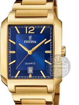 festina On the Square chronograaf horloge F20678-3