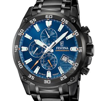 festina timeless chronograaf horloge F20735-1