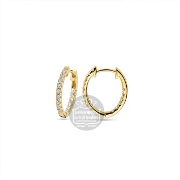 Facette Jewels Oorbellen 4031985 geelgoud met lab grown diamant