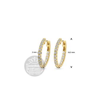 Facette Jewels Oorbellen 4031985 geelgoud met lab grown diamant