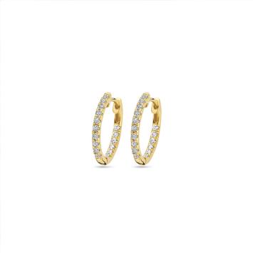 Facette Jewels Oorbellen 4031985 geelgoud met lab grown diamant