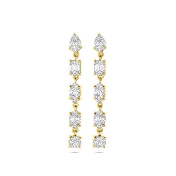Facette Jewels Oorbellen 4033555 geelgoud met lab grown diamant