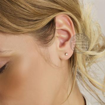 Facette Jewels Oorbellen 4033684 geelgoud met lab grown diamant