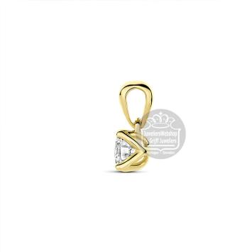 Facette Jewels Hanger 4033685 geelgoud met lab grown diamant