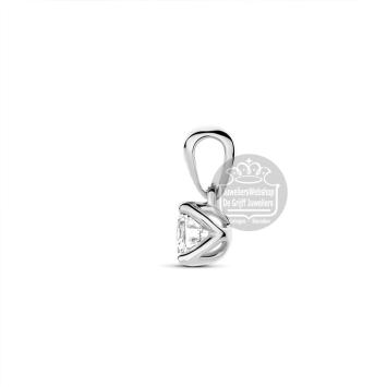 Facette Jewels Hanger 4106437 witgoud met lab grown diamant