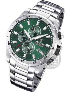 festina timeless chronograaf horloge F20463-3