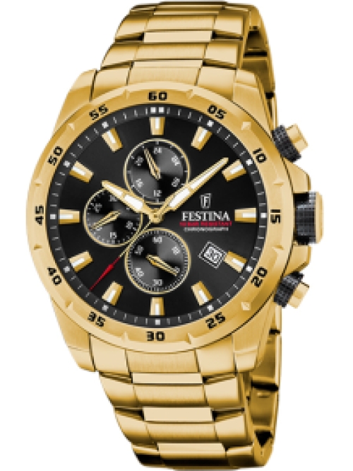 festina chronograaf horloge F20541-4 heren goud