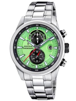 festina timeless chronograaf horloge F20694-3