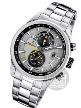 festina timeless chronograaf horloge F20694-4