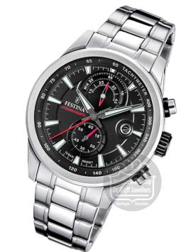 festina timeless chronograaf horloge F20694-6