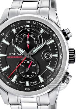 festina timeless chronograaf horloge F20694-6