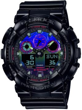 Casio G-Shock Horloge GA-100RGB-1AER Virtual Rainbow