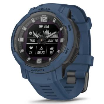 Garmin Instinct Crossover Solar Tidal Blue 010-02730-02 Horloge 45MM