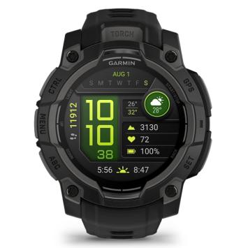 Garmin Instinct 3 Amoled Black 010-02936-00 horloge