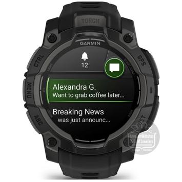 Garmin Instinct 3 Amoled Black 010-02936-00 horloge