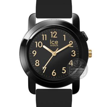 Ice-Find Black Goldplated Horloge 024917