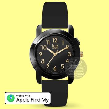 Ice-Find Black Goldplated Horloge 024917