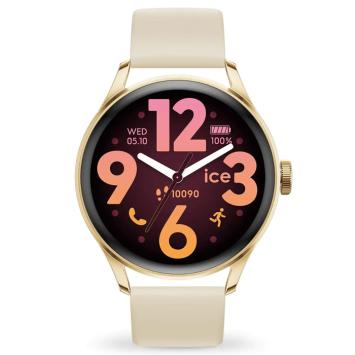 Ice-Smart Round Goldplated Beige 3.0 Horloge 025115