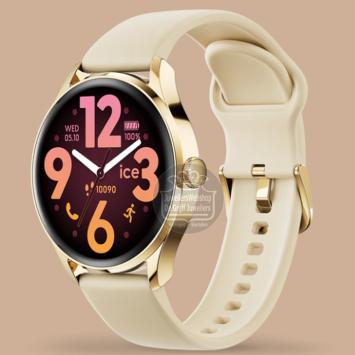 Ice-Smart Round Goldplated Beige 3.0 Horloge 025115
