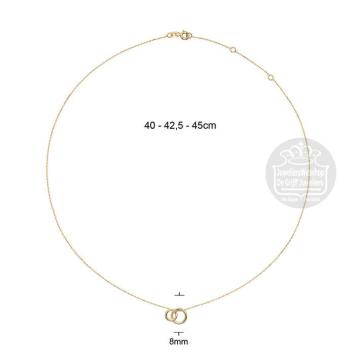 Jackie Gold Giro Doppio Necklace JKN25.408