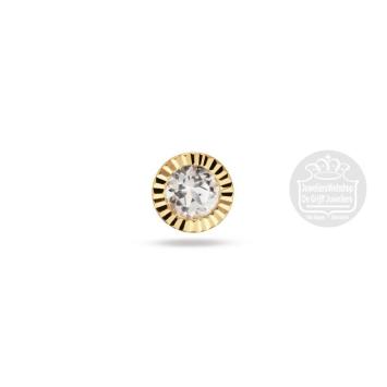 Jackie Gold Vintage White Topaz Piercing JKP25.537