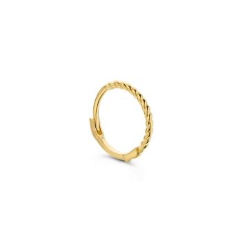 Jackie Gold Twist single Hoop JKS22.140