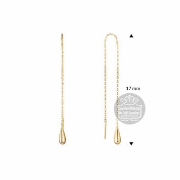 Jackie Gold San Polo Threader Earrings JKE24.306