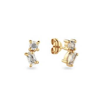 Jackie Gold Festive Sparkling Studs JKE24.485