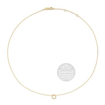 Jackie Gold Bubbly Circle Necklace JKN24.060