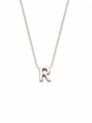 initials letter R collier Joy de la Luz Si-R