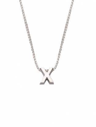 initials letter X collier Joy de la Luz Si-X