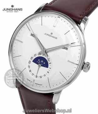 Junghans 027/4200.01 horloge Meister Kalender Staal