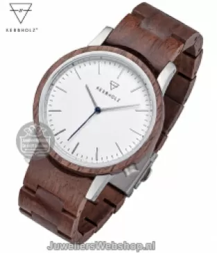 Kerbholz horloge Walter Walnut heren 425124040993 bruin houten horloge