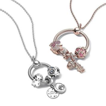 Pandora hanger Silver kleine o hanger 398296