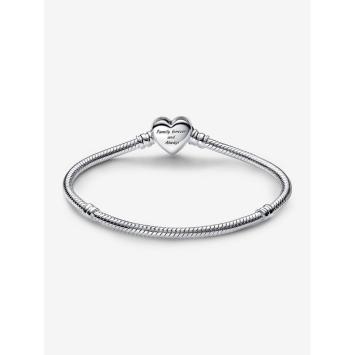 Pandora armband Silver sprankelend hart 592645C01