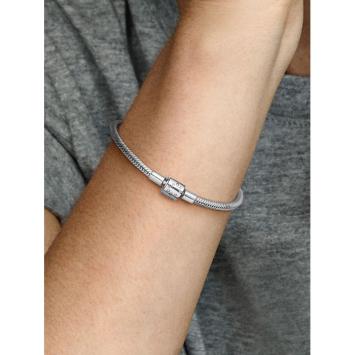 Pandora armband Silver snack chain cilinder 598816C00-21