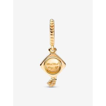 Pandora bedel Silver Goldplated Afstudeercap Charm 761892C00