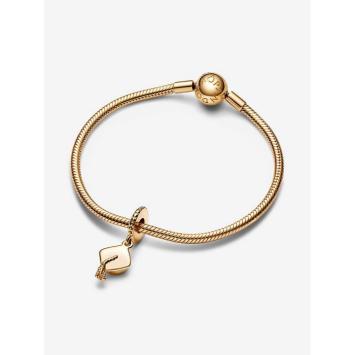 Pandora bedel Silver Goldplated Afstudeercap Charm 761892C00