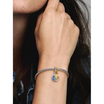 Pandora bedel bicolor Deelbare Zon & Maan Charm 762678C01
