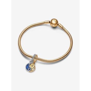 Pandora bedel bicolor Deelbare Zon & Maan Charm 762678C01