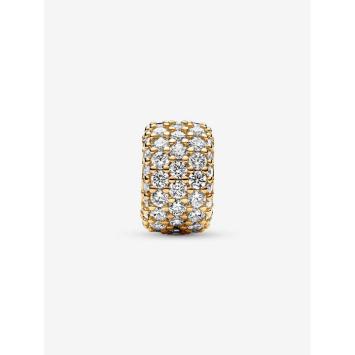 Pandora bedel Silver Goldplated Sprankelend Pavé 762820C01