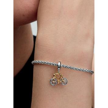 Pandora bedel bicolor Fiets Charm 763354C01