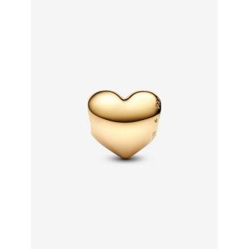 Pandora bedel Silver Goldplated Be Love graveerbaar hart 763439C00