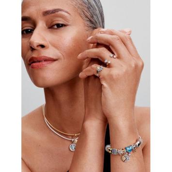 Pandora bedel bicolor Deelbare Zon & Maan Charm 763585C01