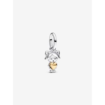 Pandora bedel bicolor Happy Girl Charm 763601C00
