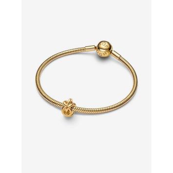 Pandora bedel Silver Goldplated Infinity Knot 763755C00