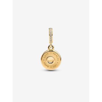 Pandora bedel Silver Goldplated Happy Birthday Taart Charm 763787C01