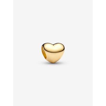 Pandora minibedel Silver Goldplated hart 763998C00