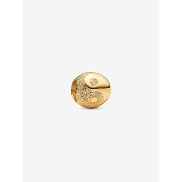 Pandora minibedel Silver Goldplated yin en yang 764045C00